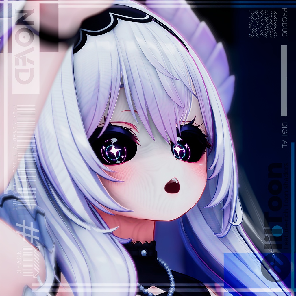 【Cyber HoloPulse/サイバーホロパルス】Eye animation HD texture+5Types BaseColor's