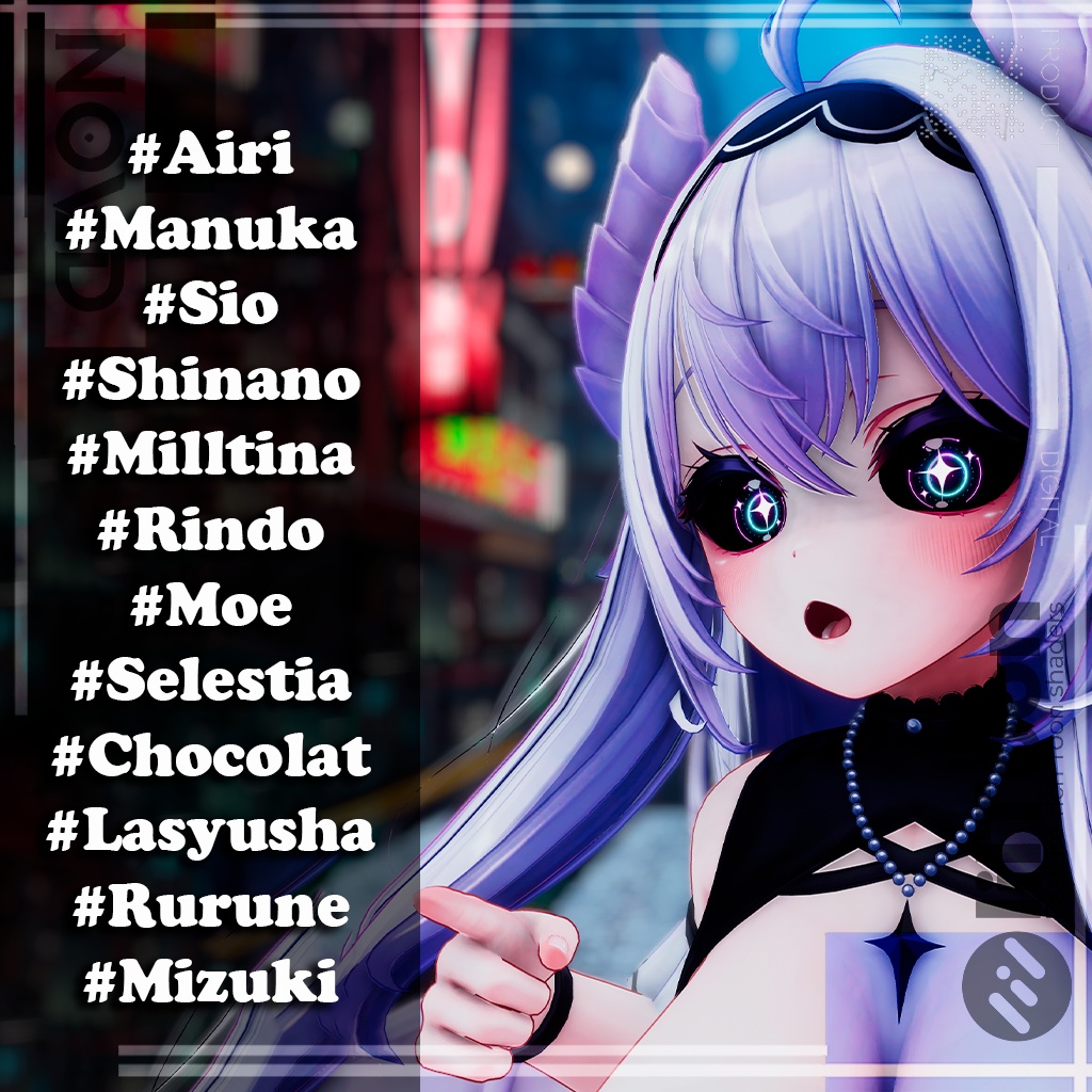 【Cyber HoloPulse/サイバーホロパルス】Eye animation HD texture+5Types BaseColor's