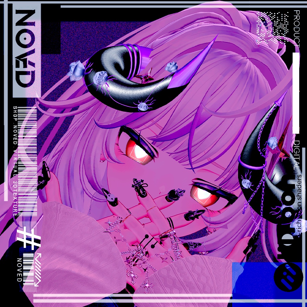 【6アバター対応】 EyeLove Eye Texture 💖Blossom💖