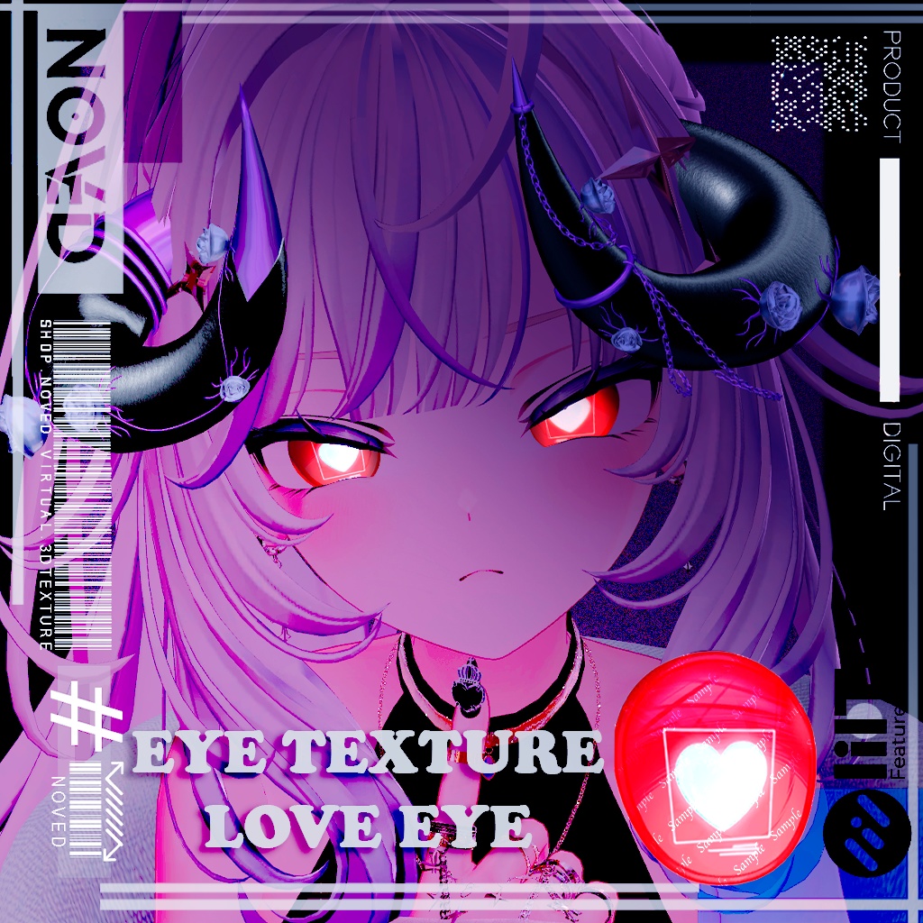 【6アバター対応】 EyeLove Eye Texture 💖Blossom💖
