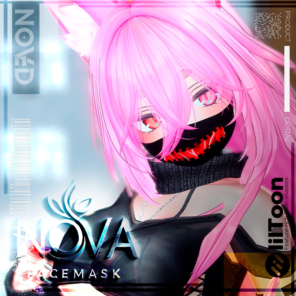 【 Nova FaceMask/ノヴァフェイスマスク】 +6 textures customHD/+6 テクスチャ customHD