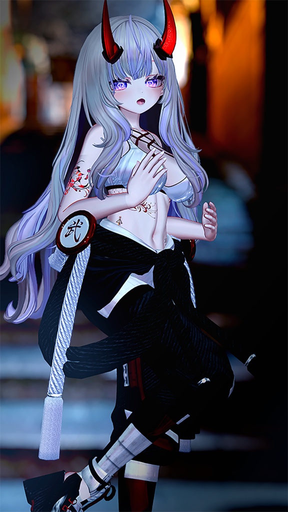 【Crimson Fox/紅の狐】16AvatarsSupport/4k Textures 入れ墨 *テクスチャ* /HD