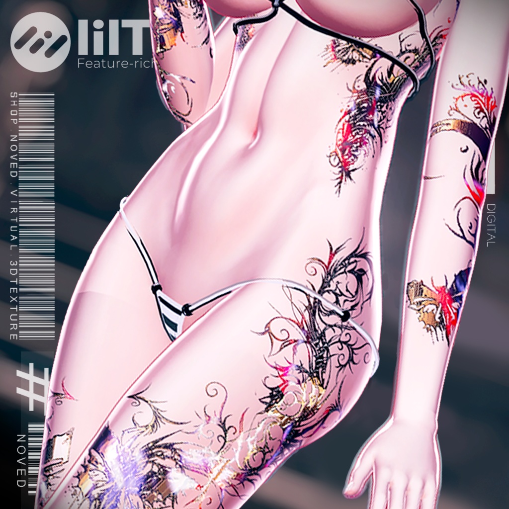【Midnight Gold/深夜の黄金】15 avatars 4K textures/13体のアバター用4KテクスチャHD