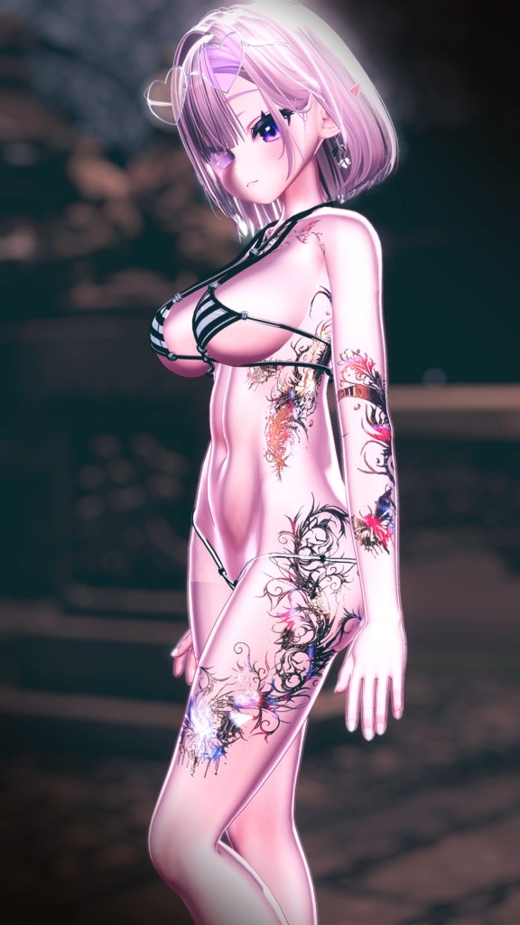 【Midnight Gold/深夜の黄金】15 avatars 4K textures/13体のアバター用4KテクスチャHD