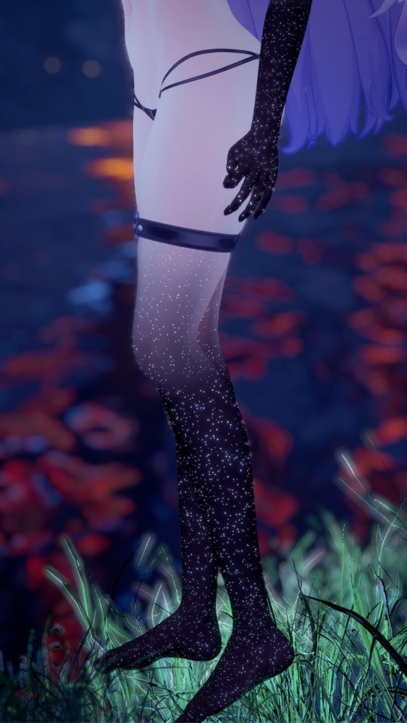 【Shine Midnight/真夜中の輝き】14 avatars 4K textures/14体のアバター用4KテクスチャHD