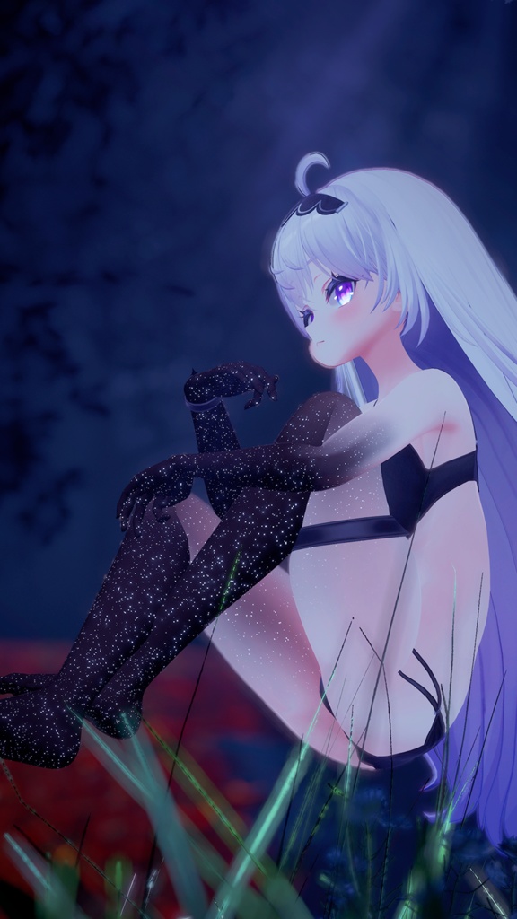 【Shine Midnight/真夜中の輝き】14 avatars 4K textures/14体のアバター用4KテクスチャHD