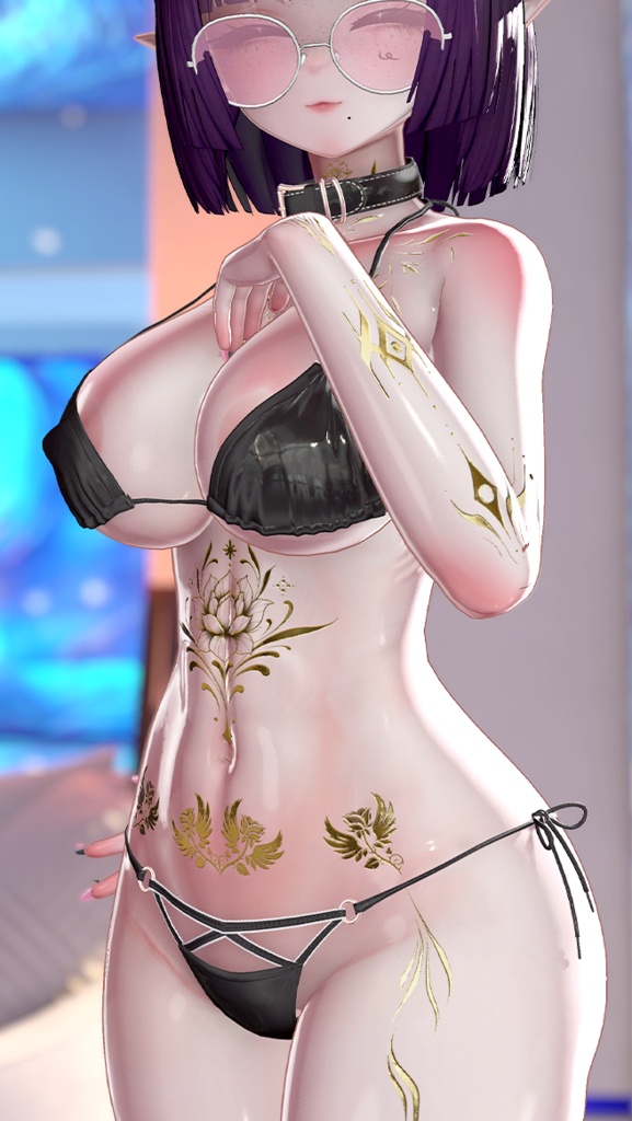 【Midnight Gold/深夜の黄金】16 avatars 4K textures/16体のアバター用4KテクスチャHD