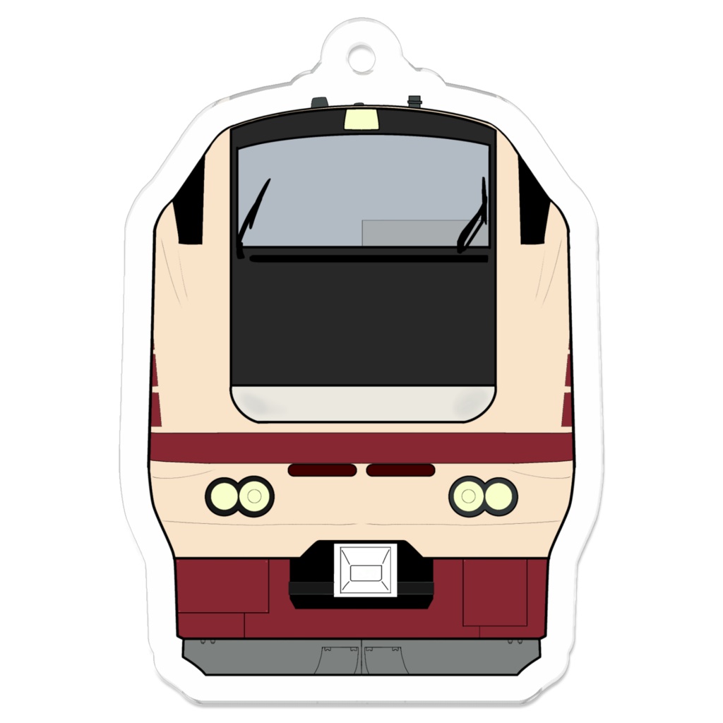 E653系K-70編成国鉄色アクリルキーホルダー