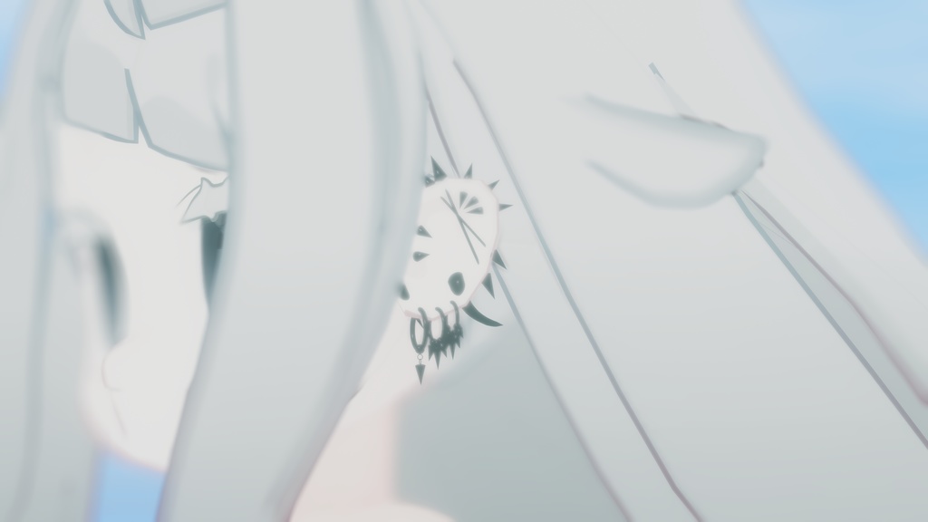 【VRC想定】Great Spike Earrings みみのこ対応