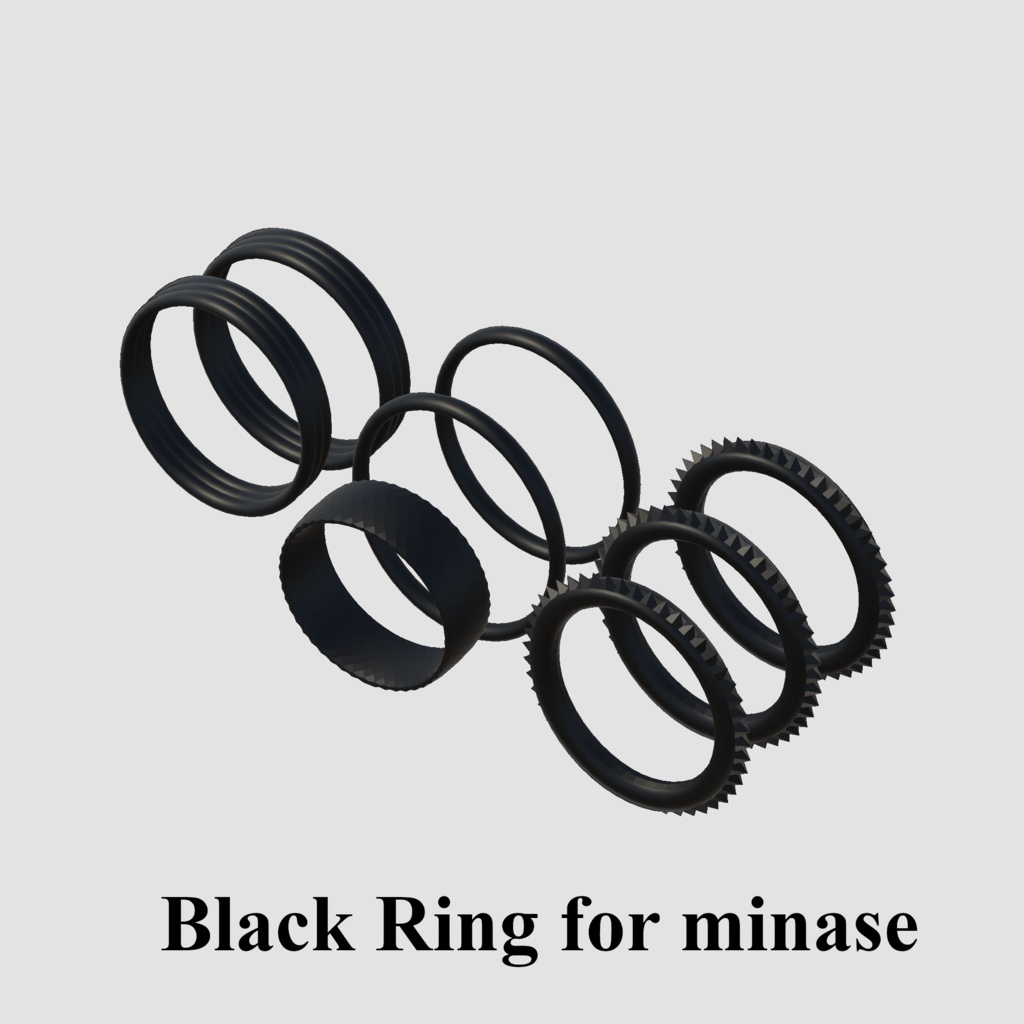 【水瀬対応】Black RIng
