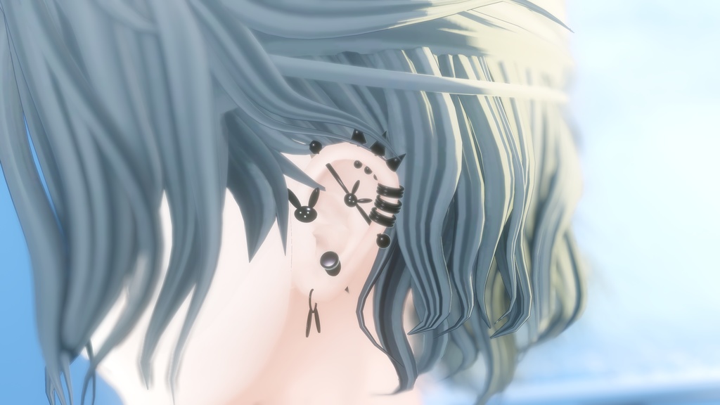 50%SALE【Alué対応】Great Earring Set【VRC想定】