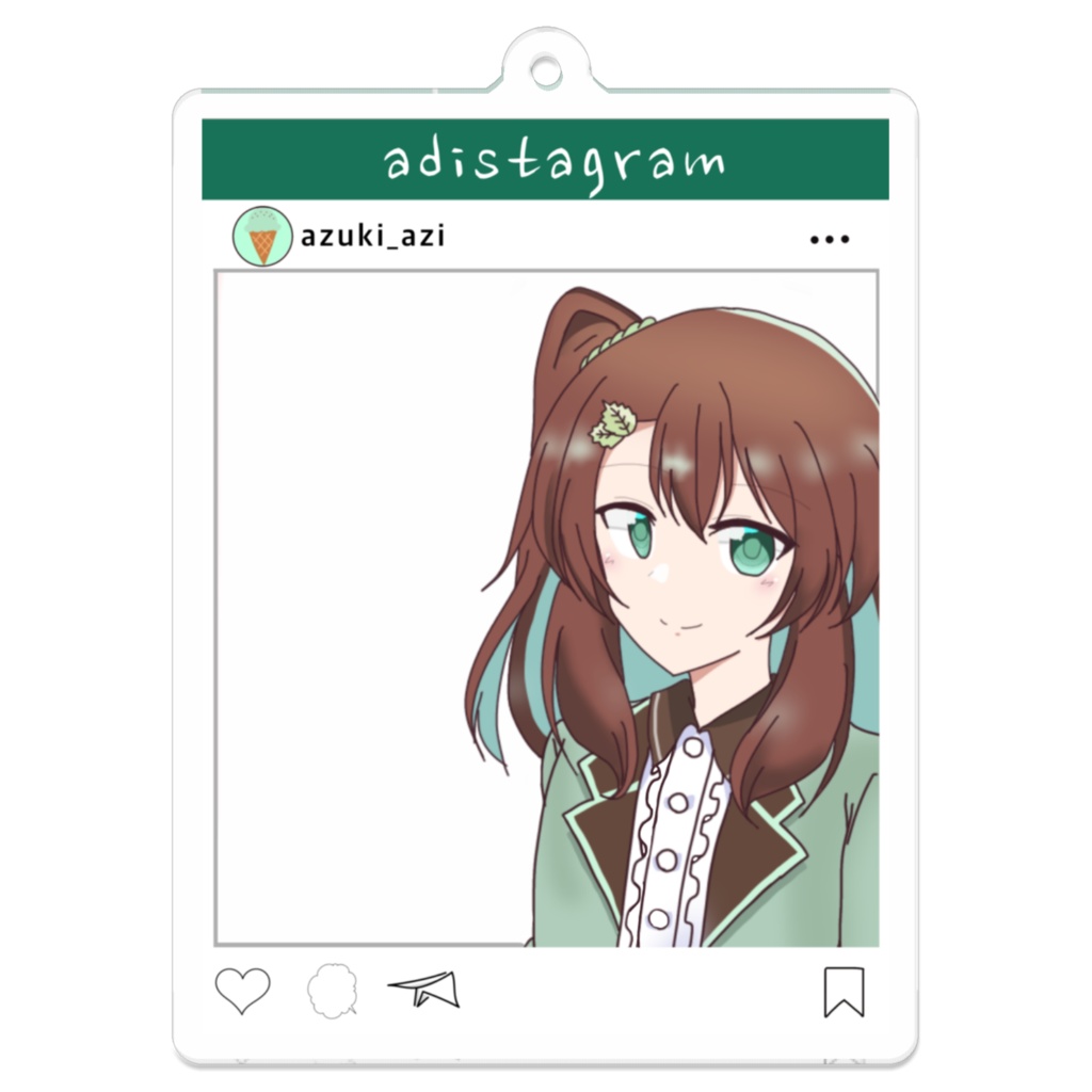 SNS風アクリルキーホルダー