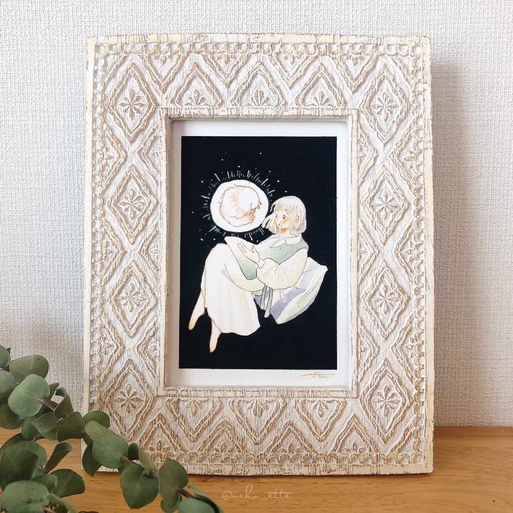 水彩原画 「dreaming of dawn」