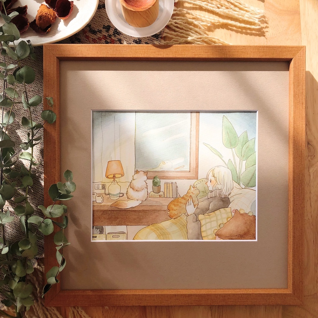 水彩原画 「ここにあるぬくもりを」