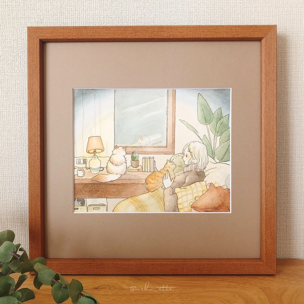 水彩原画 「ここにあるぬくもりを」