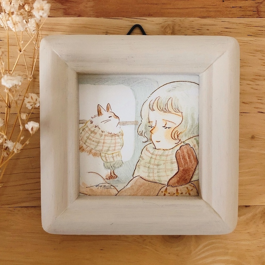 ミニ原画「青」