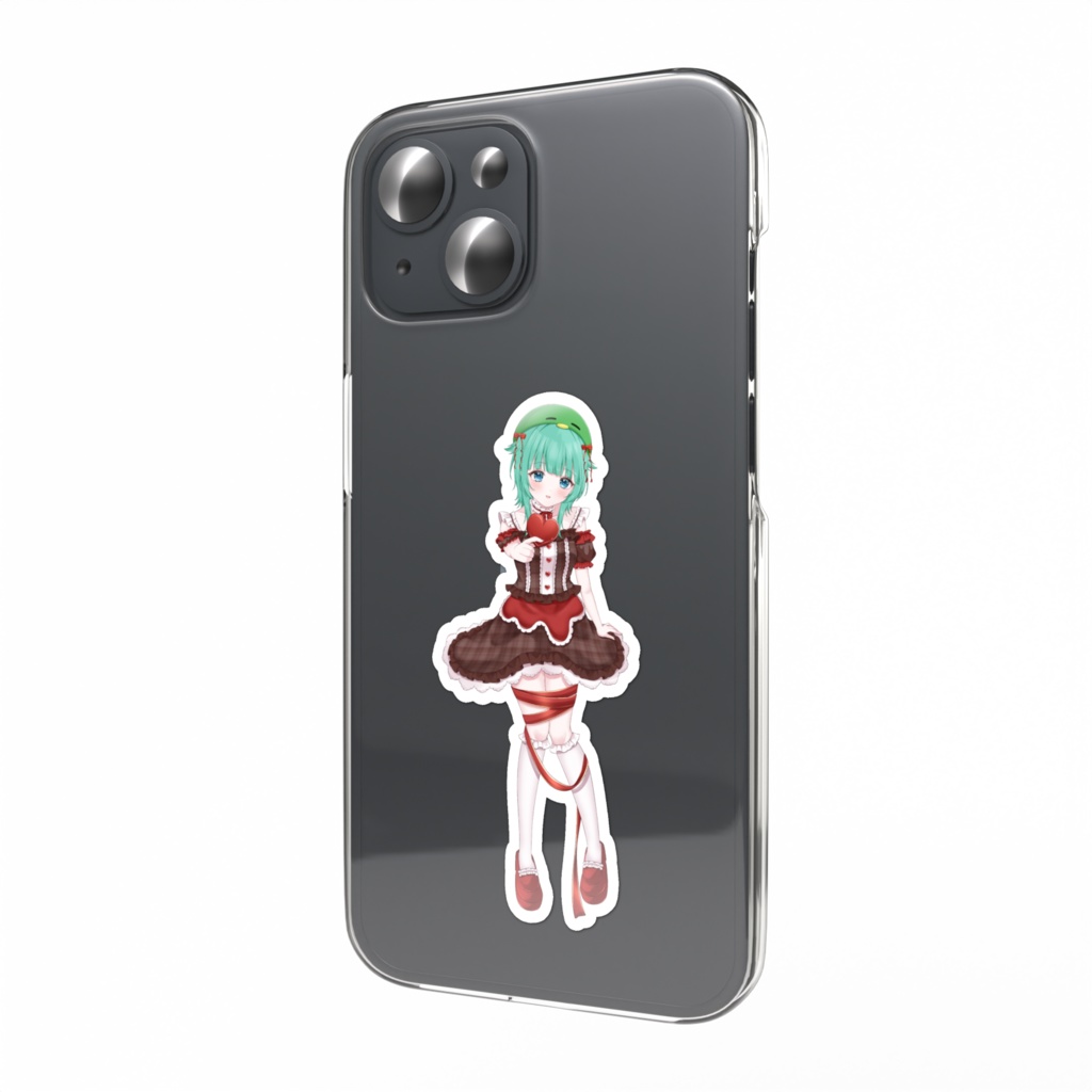 胡瓜　スマホステッカー　バレンタインver.