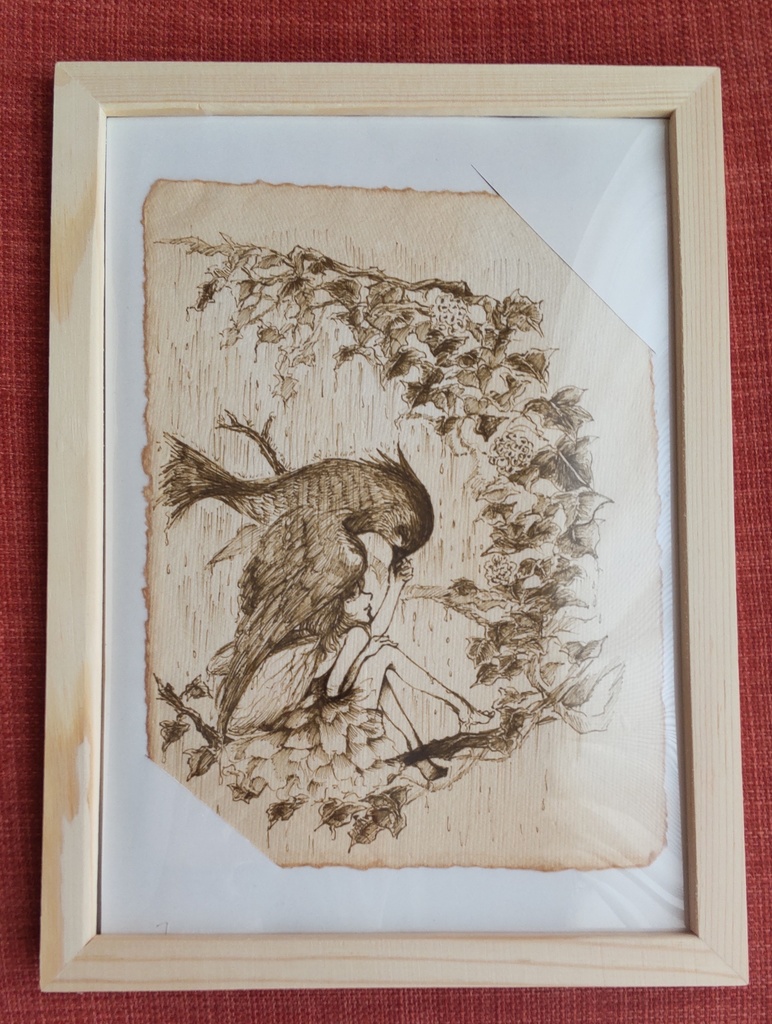 ペン画『妖精(3)』原画