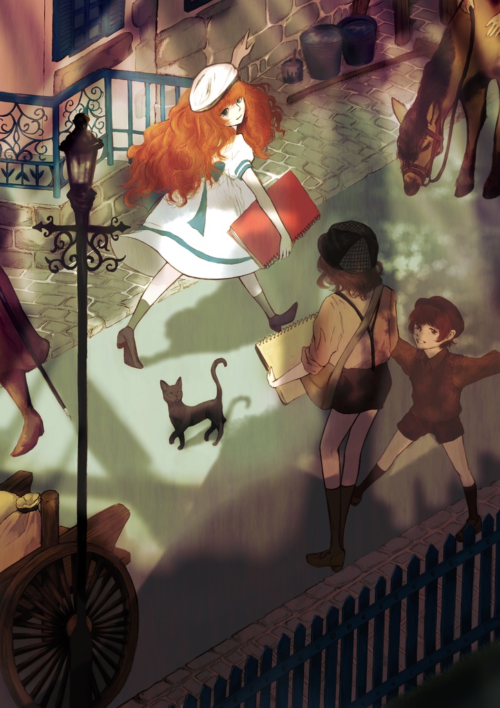 オリジナルエコバック/『歩みを止めぬ少女』