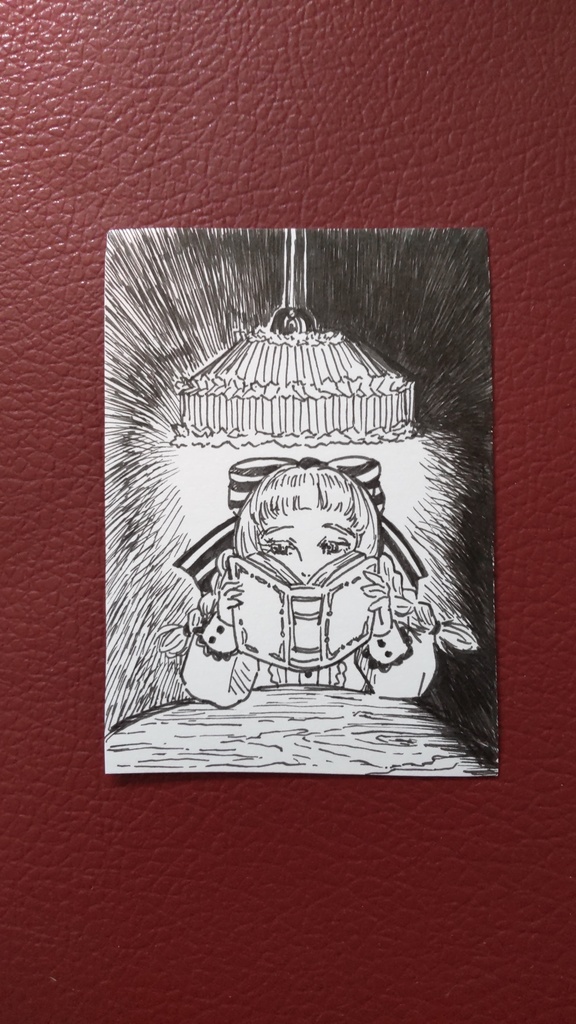 額装ミニ原画『私の好きなコト』