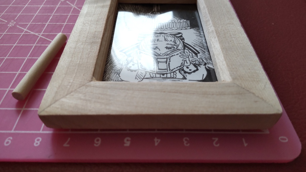 額装ミニ原画『私の好きなコト』