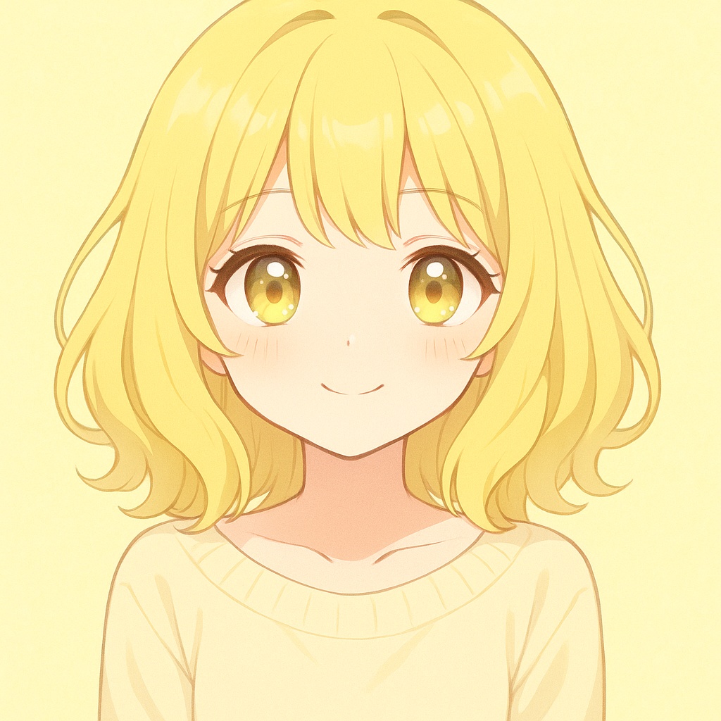 やわらかパステルカラー*AI美少女アイコン