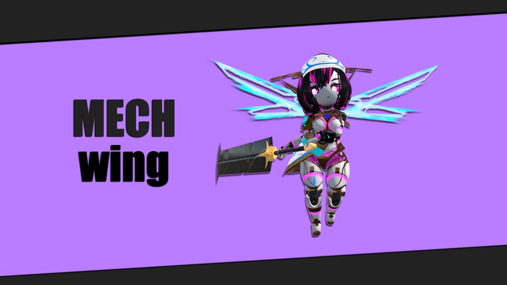 mechanic wing (contain full animation) 안드로이드 날개(애니메이션 있습니다)