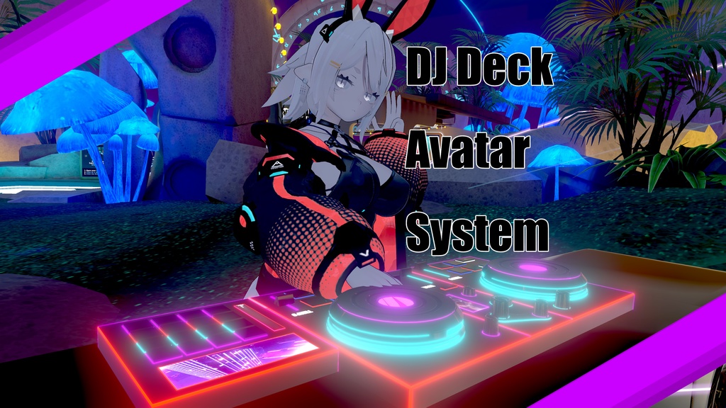 Vrc avatar DJ system (can mixing) vrc DJ 시스템 입니다 실제로 믹싱 가능합니다