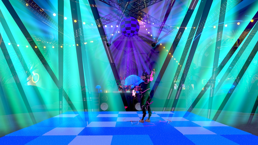 Vrc avatar DJ system (can mixing) vrc DJ 시스템 입니다 실제로 믹싱 가능합니다