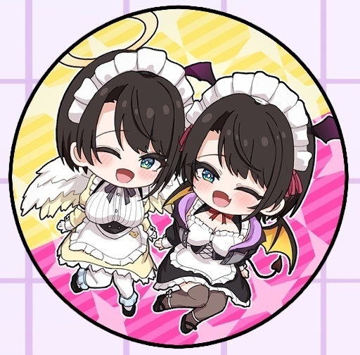 天使×悪魔メイド大空スバル/缶バッジ【非公式】