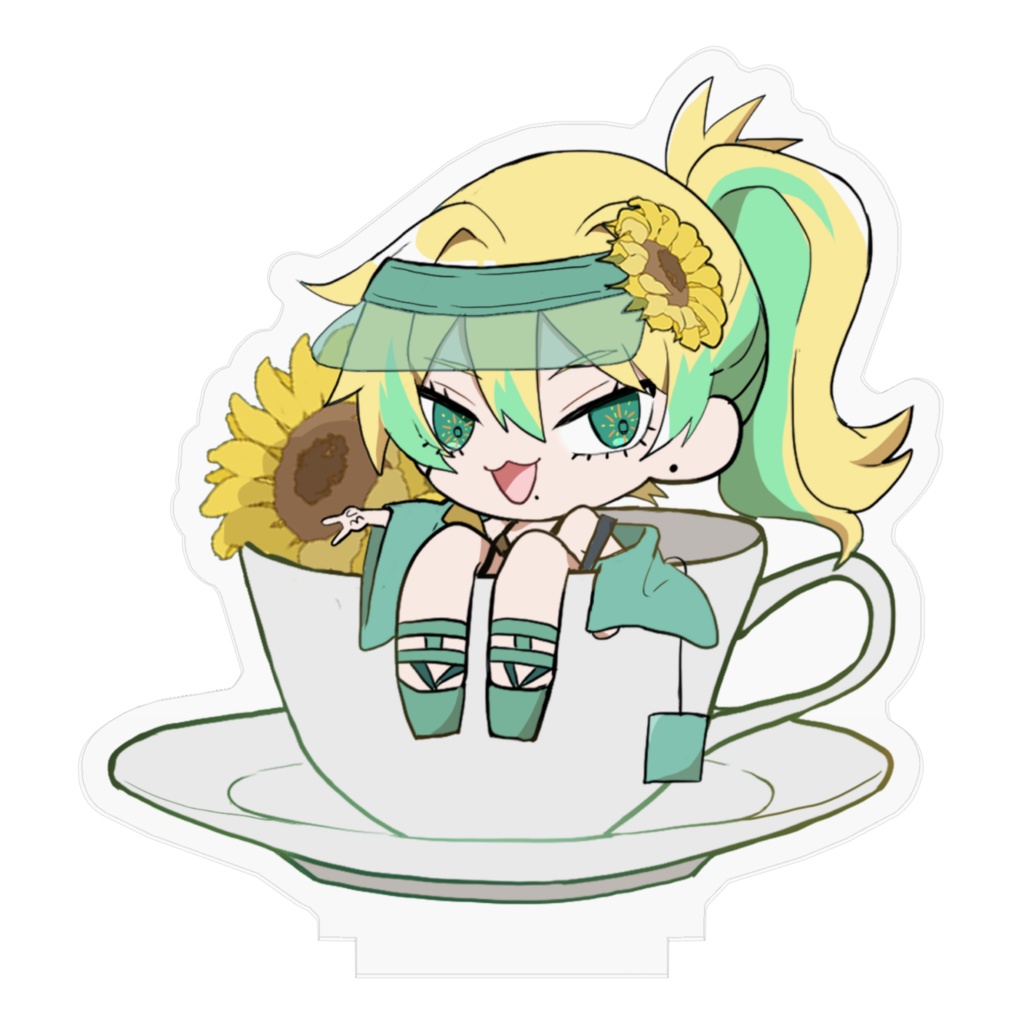 自陣用アクスタ(あられ、来夢音、壇伍、淡雪)