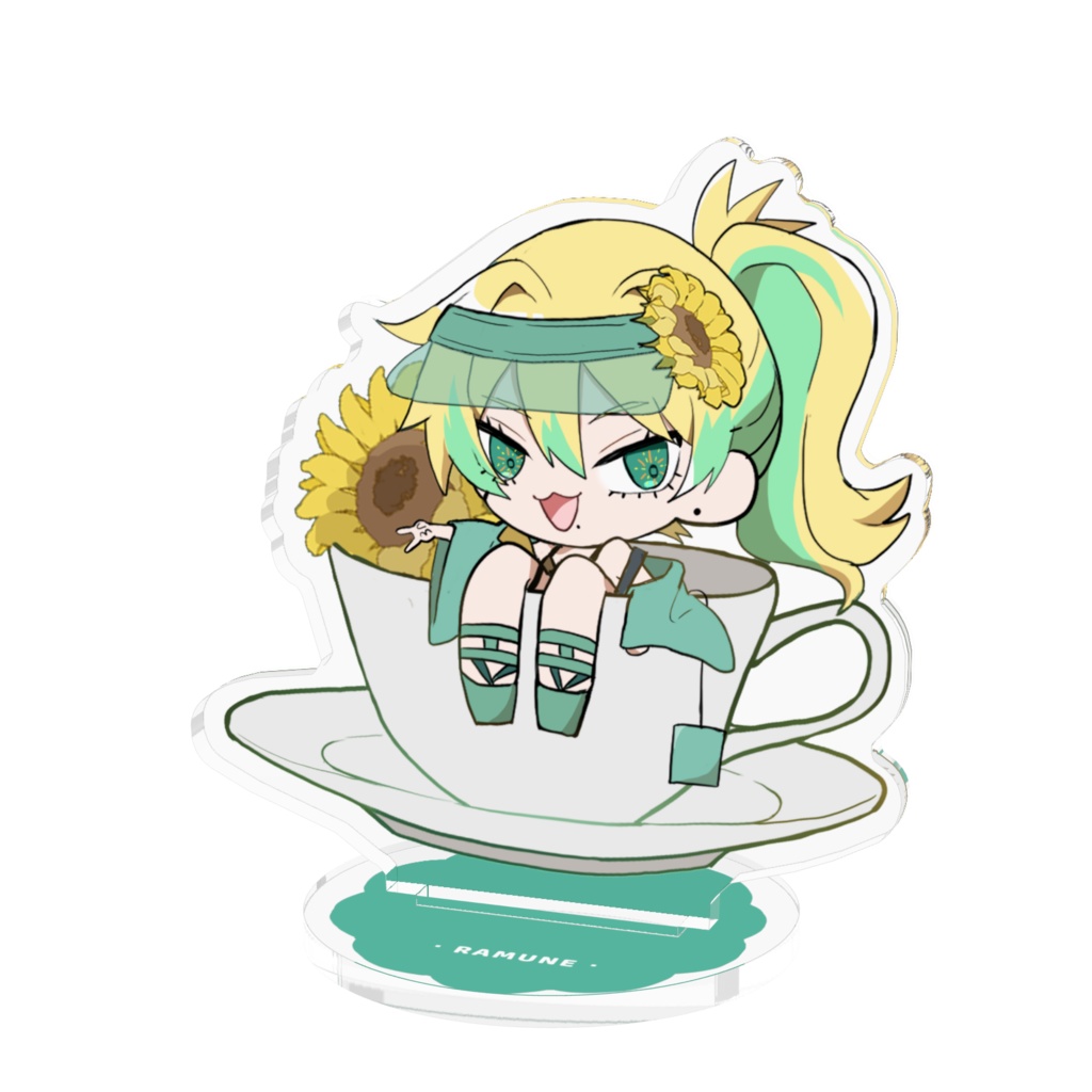 自陣用アクスタ（あられ、来夢音、壇伍、淡雪）