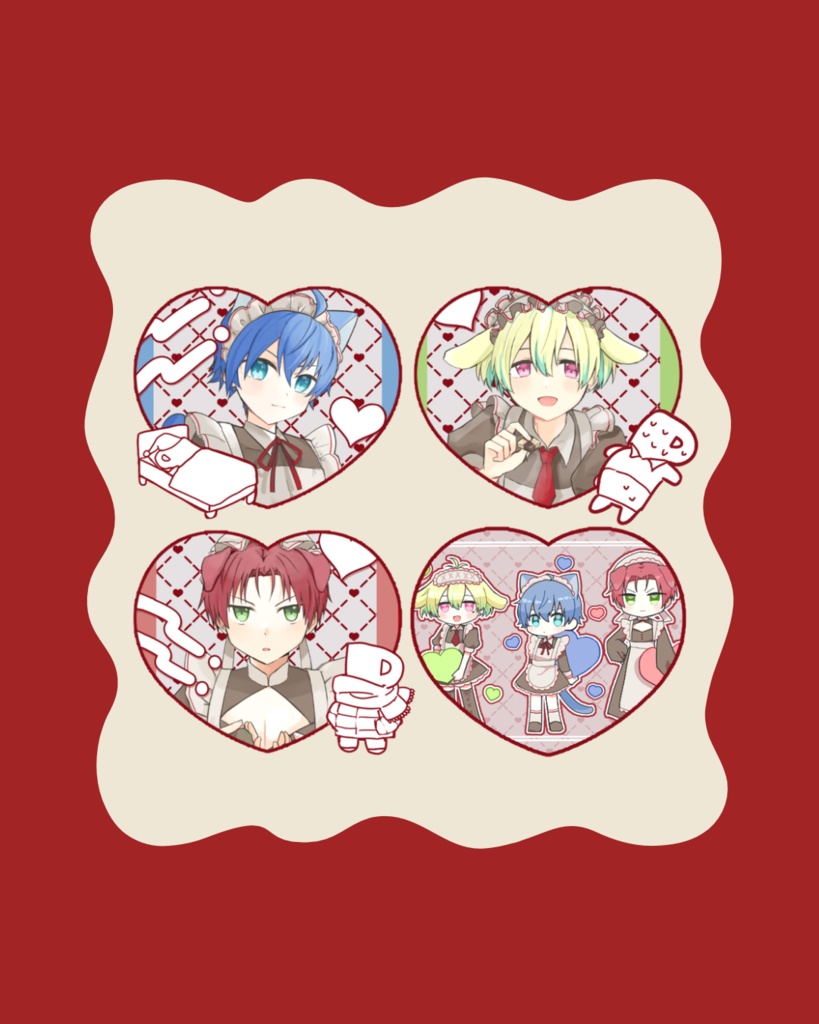 メイドポストカードセット