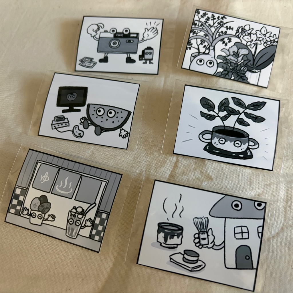 週末の小さな冒険ステッカー