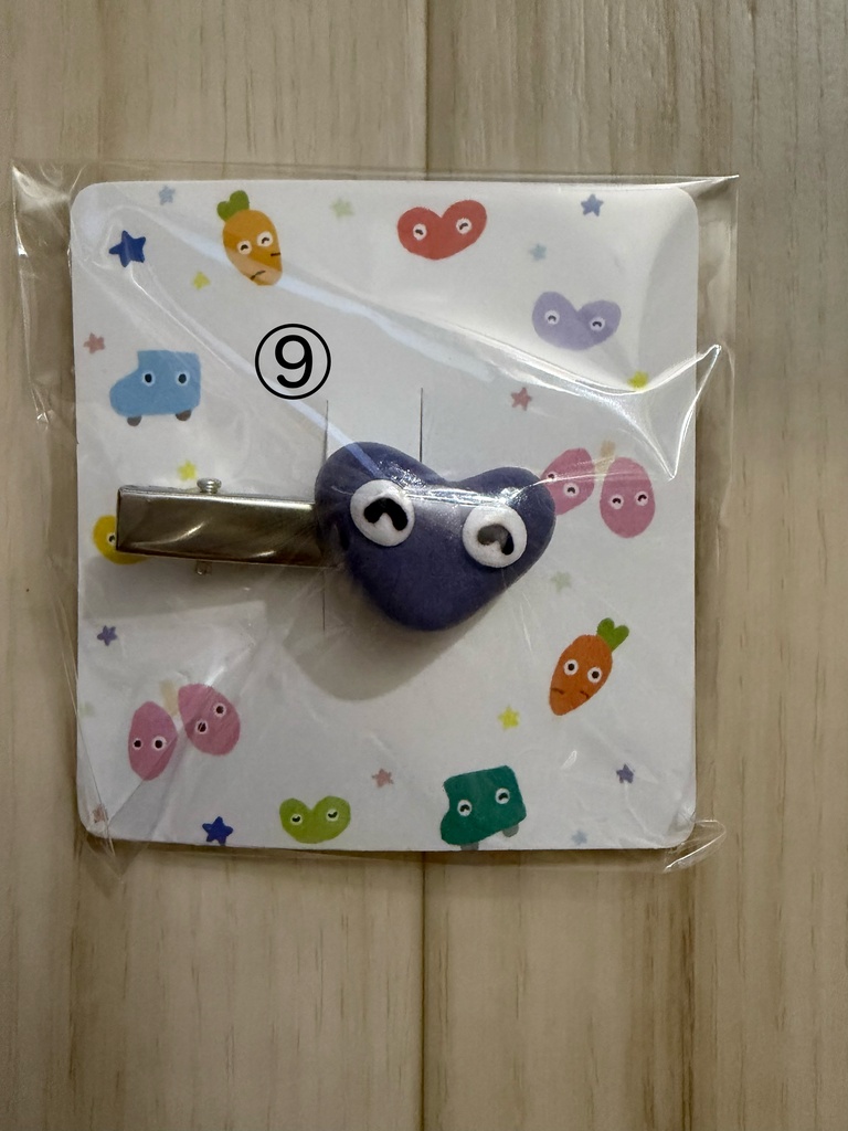しまぼうの前髪クリップ ハートちゃん