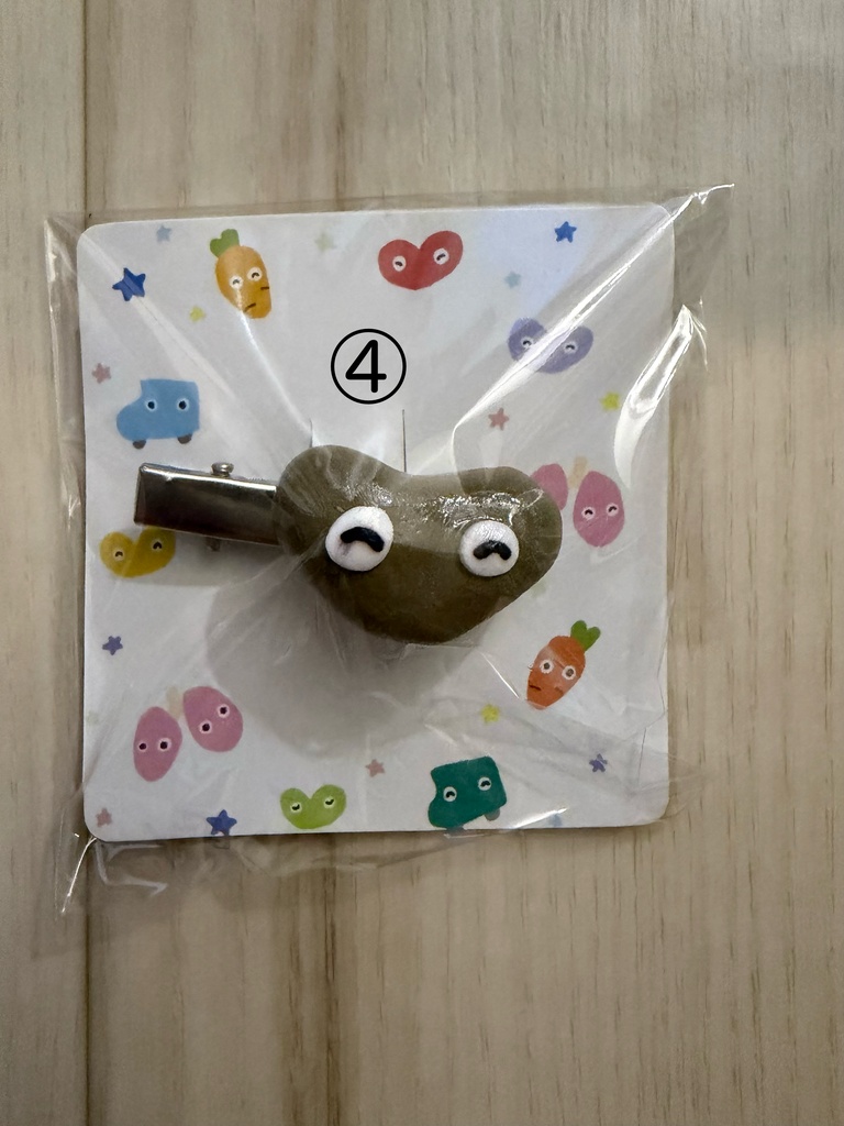 しまぼうの前髪クリップ ハートちゃん