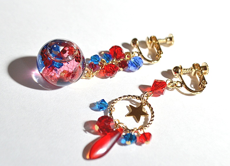 ヒプノシスマイク ハーバリウム ピアス