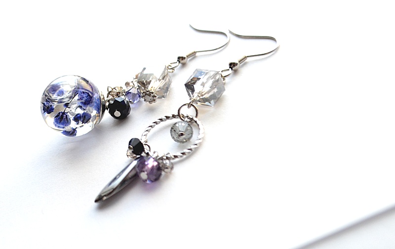 ヒプノシスマイク ハーバリウム ピアス