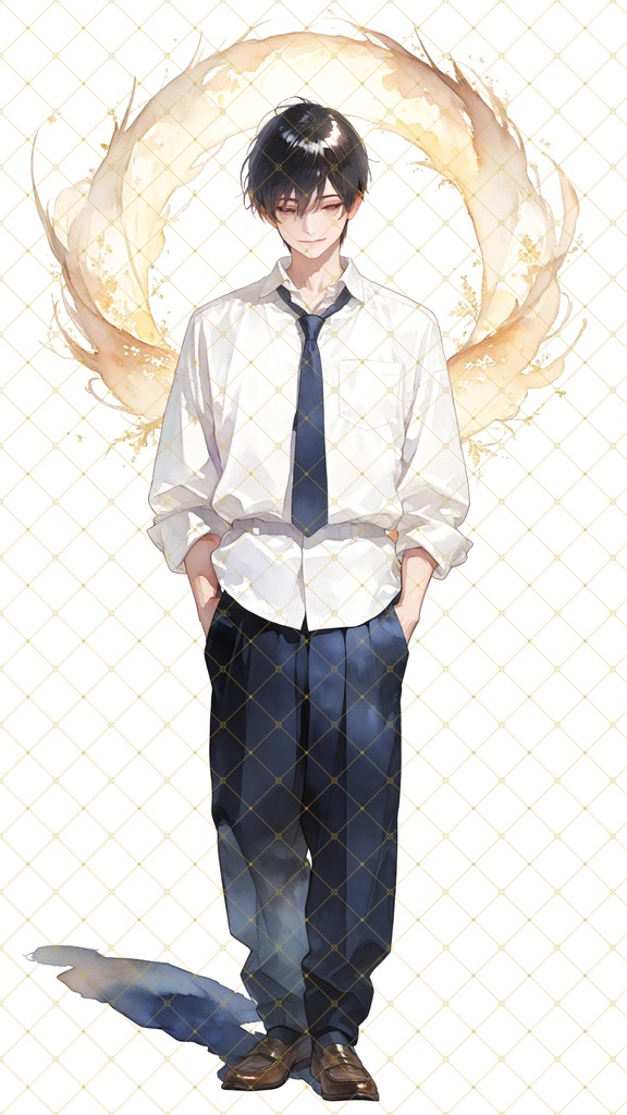 【立ち絵】制服男子