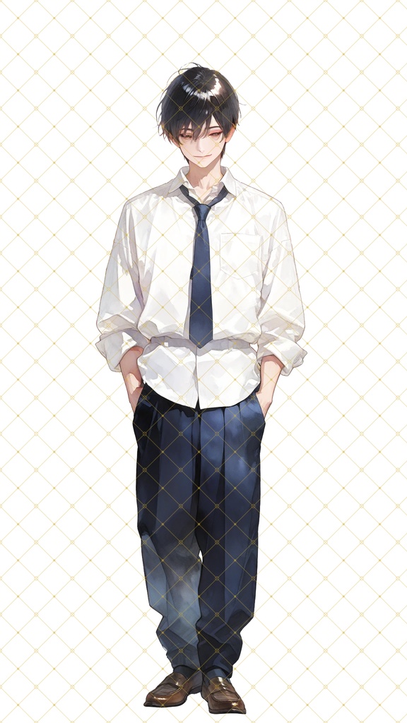 【立ち絵】制服男子