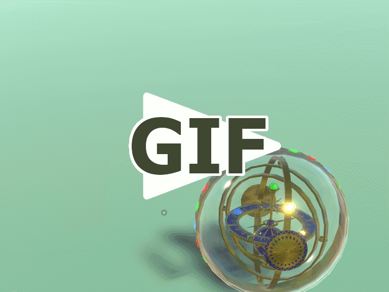 ジンバルコンパス【3Dモデル/シェーダー/VRChat向け】