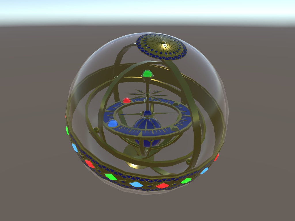 ジンバルコンパス【3Dモデル/シェーダー/VRChat向け】