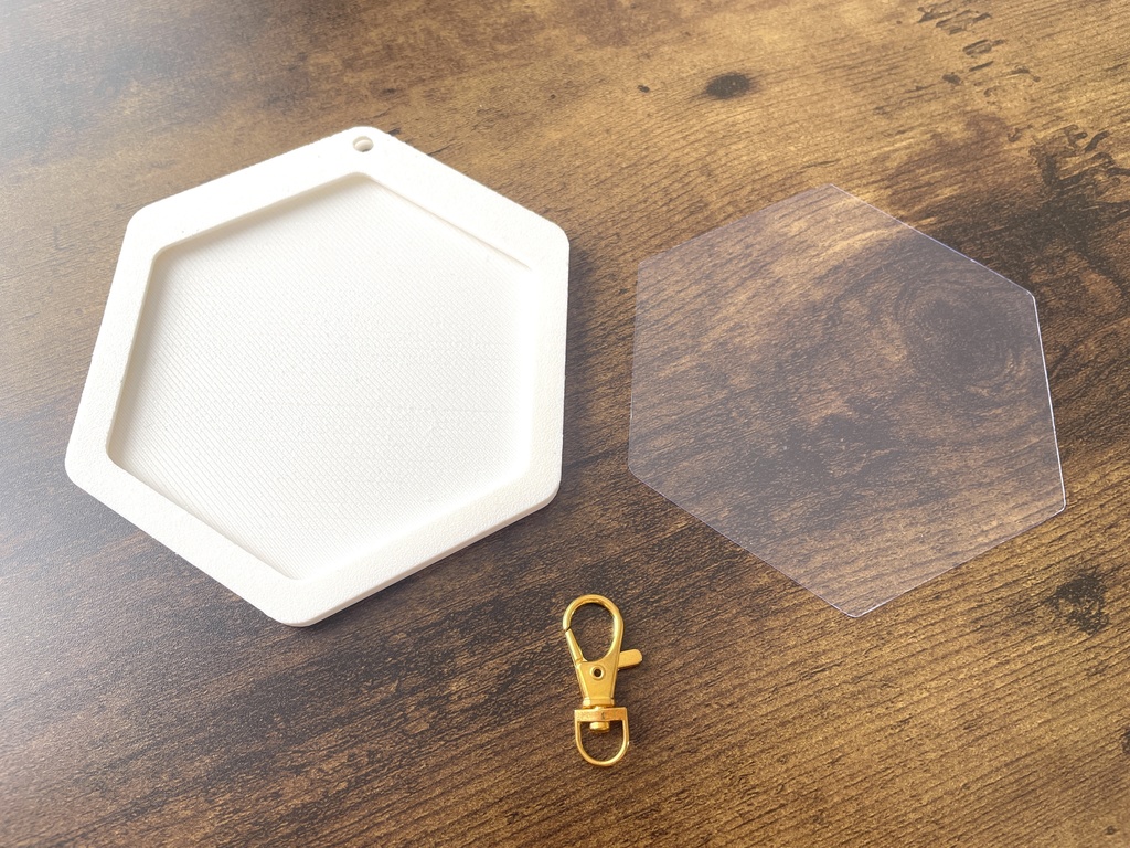 六角コースターケース