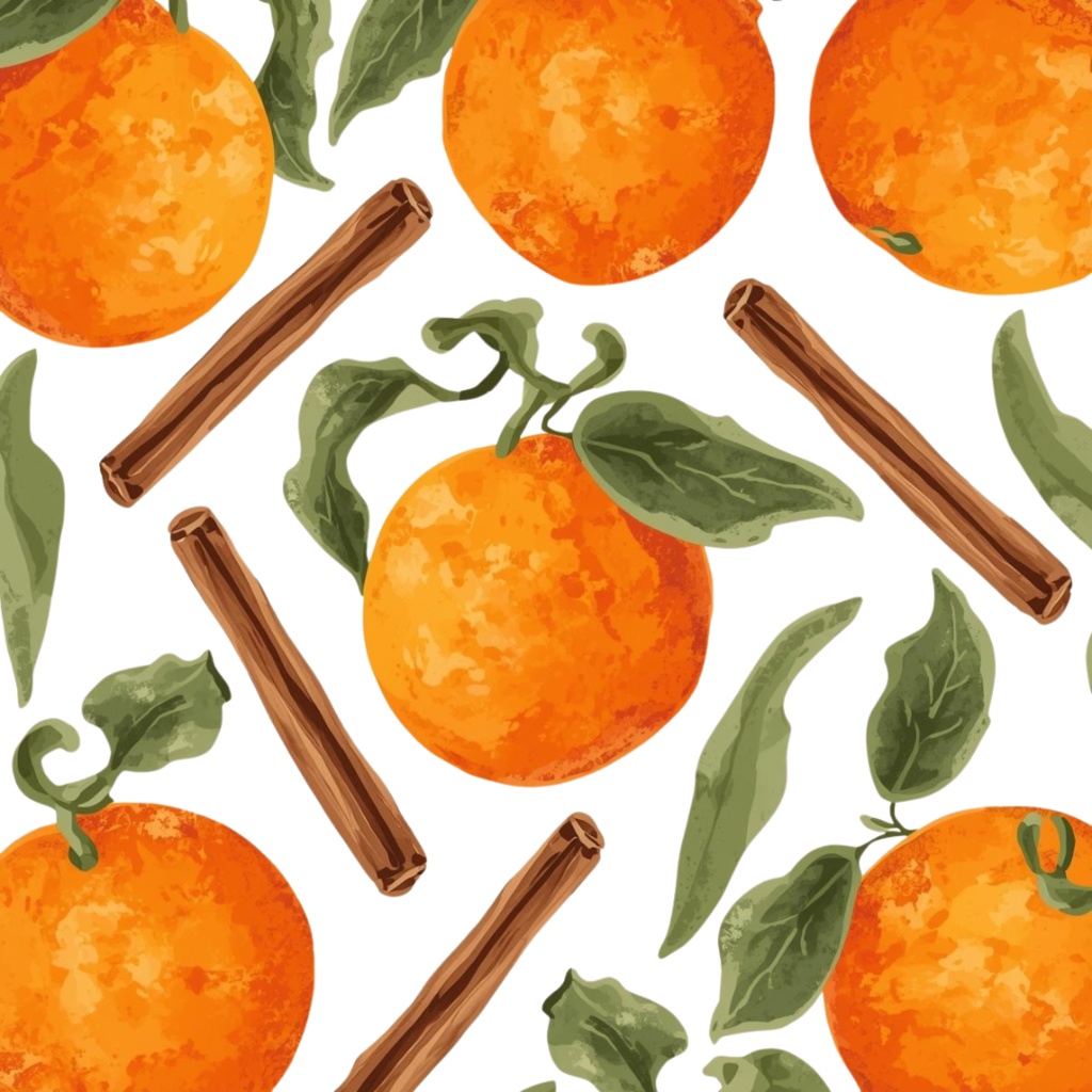 秋の果物 × カフェ風クリップアートセット