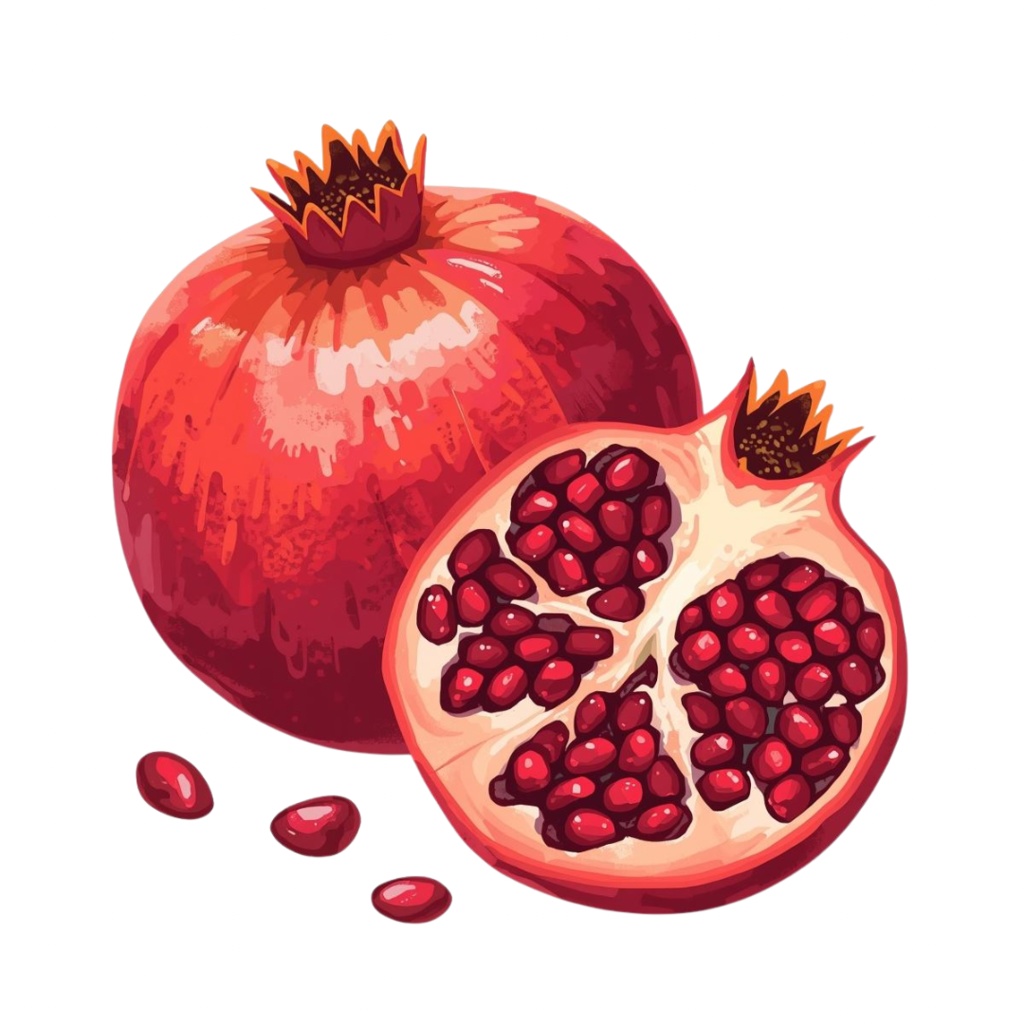 秋の果物 × カフェ風クリップアートセット