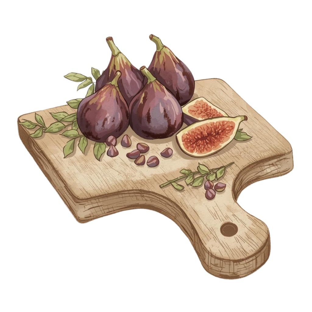 秋の果物 × カフェ風クリップアートセット