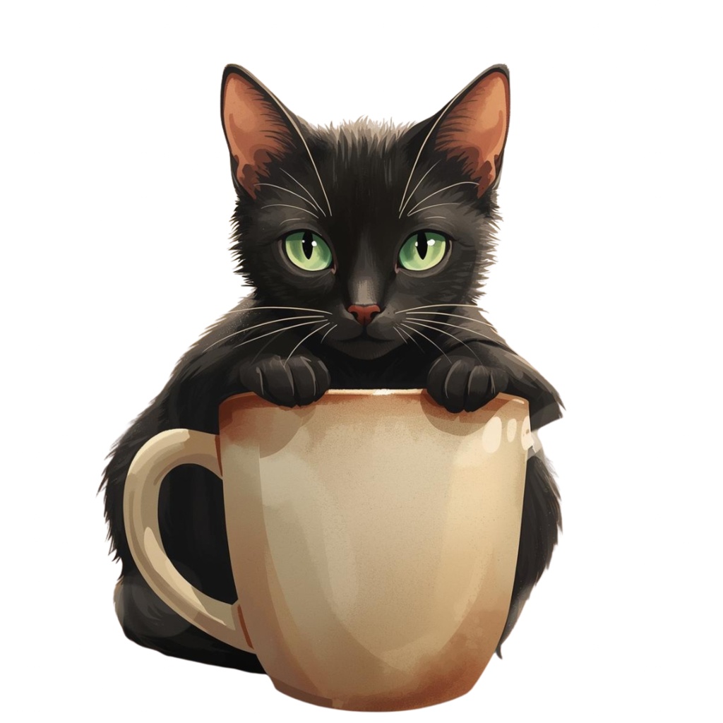 カフェ風ハロウィン クリップアートセット