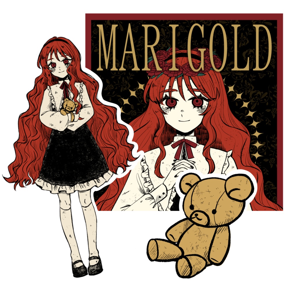 【シール】MARIGOLD3枚セット【オリジナル】