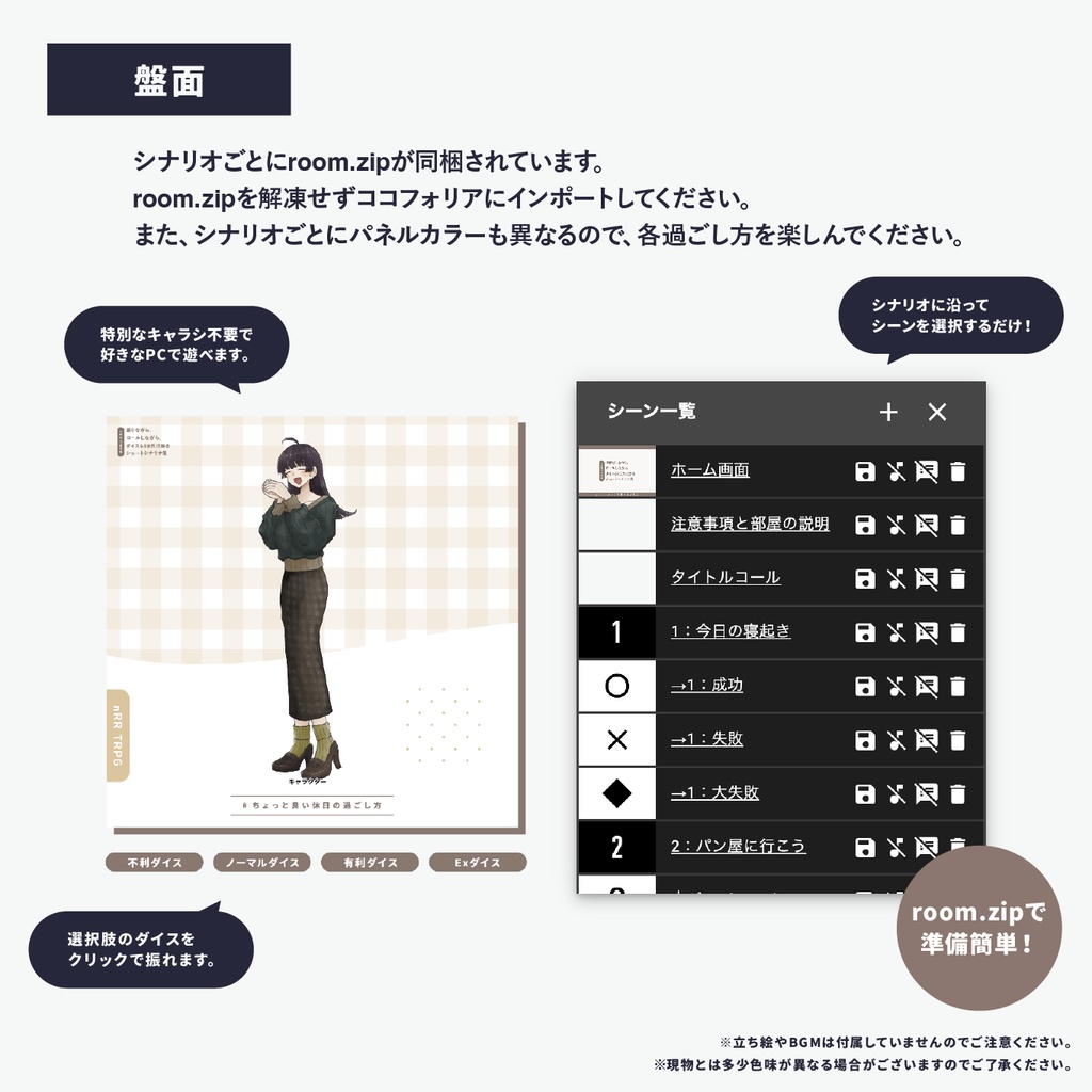 【冊子版】過ごし方SSシナリオ集【nRR TRPG】