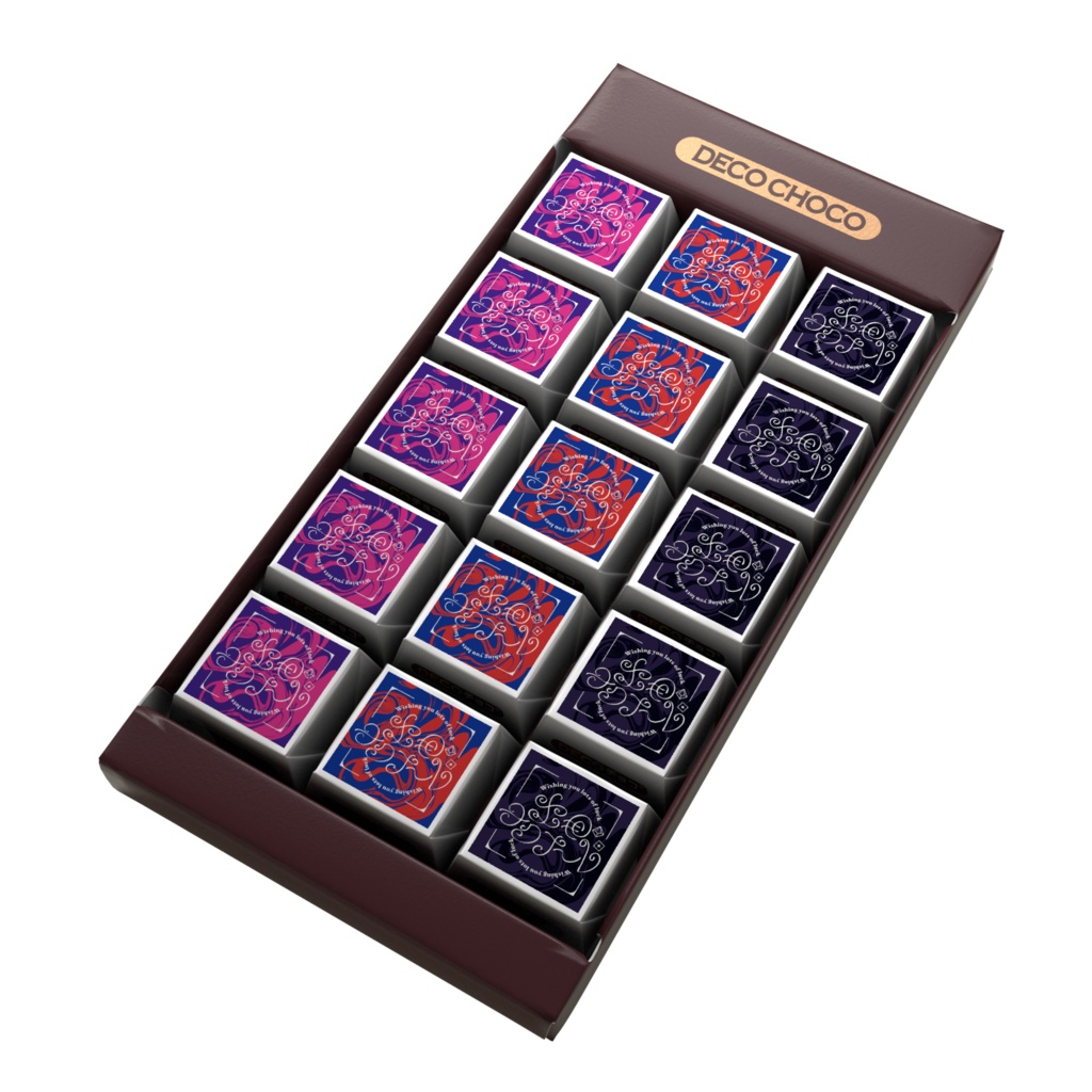 【DECOチョコ】出目ヨクナーレ🍫15個入り【APNGおまけ付】